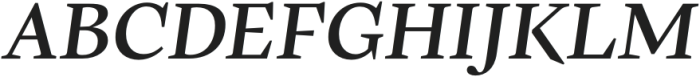 Frigga Bold Italic otf (700) Font UPPERCASE