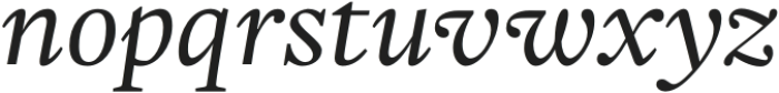 Frigga Deck Italic otf (400) Font LOWERCASE