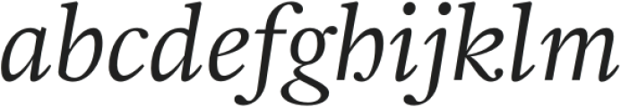 Frigga Italic otf (400) Font LOWERCASE
