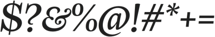 Frigga Medium Italic otf (500) Font OTHER CHARS