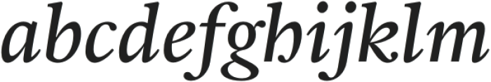 Frigga Medium Italic otf (500) Font LOWERCASE