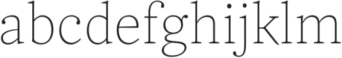Frigga Thin otf (100) Font LOWERCASE