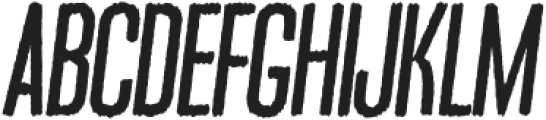 Fright Italic otf (400) Font UPPERCASE