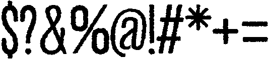 Fright Regular otf (400) Font OTHER CHARS
