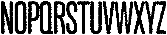 Fright Regular otf (400) Font UPPERCASE