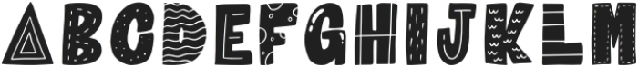 Frightful Font Regular otf (400) Font LOWERCASE