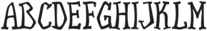 Friletta-Regular otf (400) Font UPPERCASE