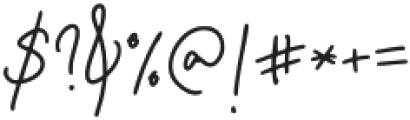 Fripeta Signature Regular otf (400) Font OTHER CHARS