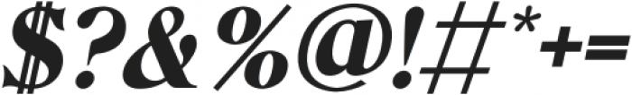 Frisco Oblique otf (400) Font OTHER CHARS