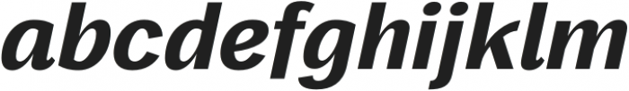 Frock Bold Italic otf (700) Font LOWERCASE