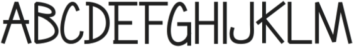 Frogato Regular otf (400) Font UPPERCASE