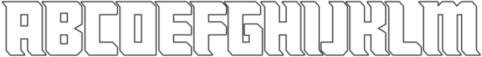 Fromeis Outline otf (400) Font LOWERCASE