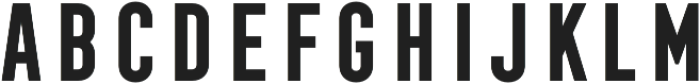 Frontage Condensed otf (700) Font UPPERCASE