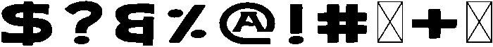 Frontier otf (400) Font OTHER CHARS