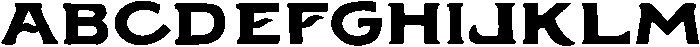 Frontier otf (400) Font UPPERCASE