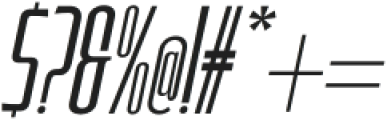 Frosh Thin Italic otf (100) Font OTHER CHARS