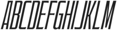 Frosh Thin Italic otf (100) Font UPPERCASE