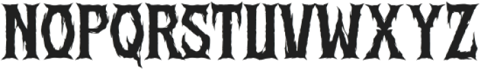 Frost Scream otf (400) Font LOWERCASE