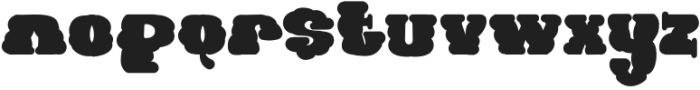 Frosted Flair Four otf (400) Font LOWERCASE