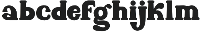 Frosted Flair Regular otf (400) Font LOWERCASE