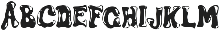 Frosted Flair Two otf (400) Font UPPERCASE