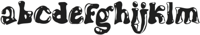 Frosted Flair Two otf (400) Font LOWERCASE