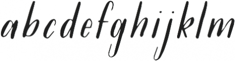 Frosted otf (400) Font LOWERCASE