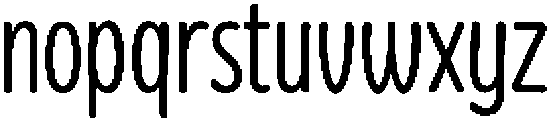 Frosting Sans Thin otf (100) Font LOWERCASE