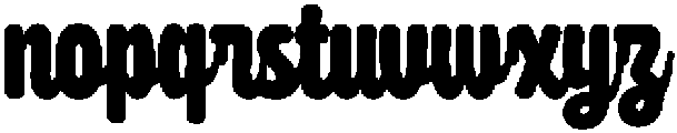 Frosting Script Black otf (900) Font LOWERCASE