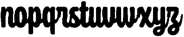 Frosting Script Bold otf (700) Font LOWERCASE
