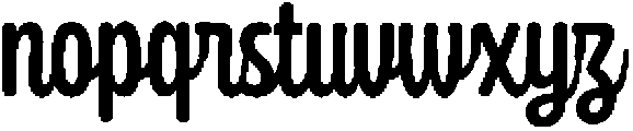 Frosting Script Regular otf (400) Font LOWERCASE