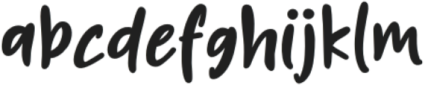 Frosty Regular otf (400) Font LOWERCASE