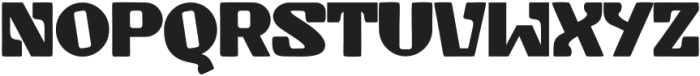 Froxcas Regular otf (400) Font UPPERCASE