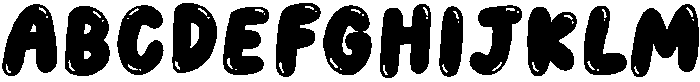 Frozen Regular otf (400) Font UPPERCASE