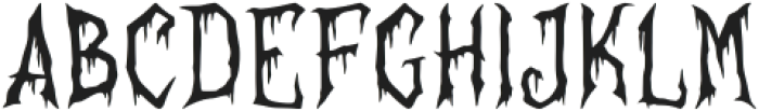 FrozzedtRegular otf (400) Font UPPERCASE