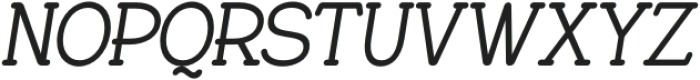 Fruboo Italic otf (400) Font UPPERCASE