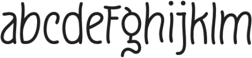 Fruge Light otf (300) Font LOWERCASE