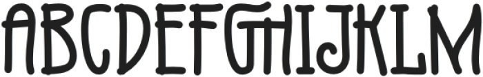 Fruge-Regular otf (400) Font UPPERCASE