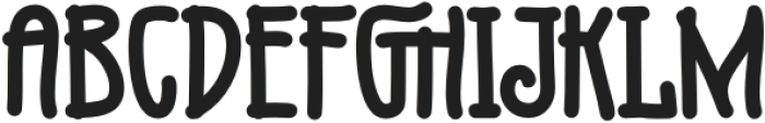 Fruge-bold otf (700) Font UPPERCASE