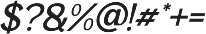Fruinky Italic otf (400) Font OTHER CHARS