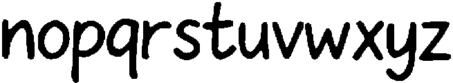 Fruit tale 1 otf (400) Font LOWERCASE