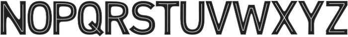 Fruitos S Inline otf (400) Font LOWERCASE
