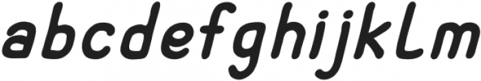 Fruity Bold-Italic otf (700) Font LOWERCASE