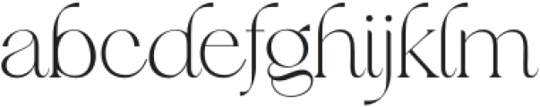 Frunchy Serif Extra Light otf (200) Font LOWERCASE