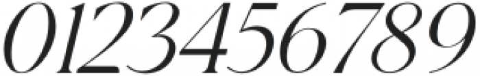 Frunchy Serif Italic Light otf (300) Font OTHER CHARS