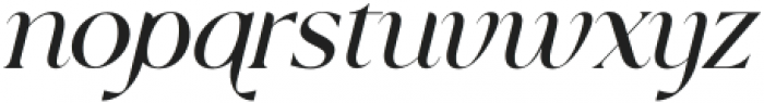 Frunchy Serif Italic Medium otf (500) Font LOWERCASE