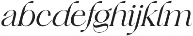 FrunchySerifItalic-Regular otf (400) Font LOWERCASE
