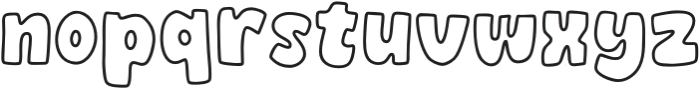 Frusy Line Regular otf (400) Font LOWERCASE