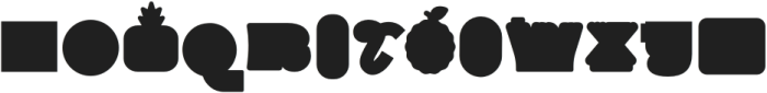 Fruta Regular otf (400) Font UPPERCASE