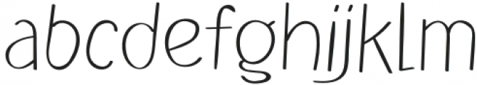 Fryhand Regular otf (400) Font LOWERCASE